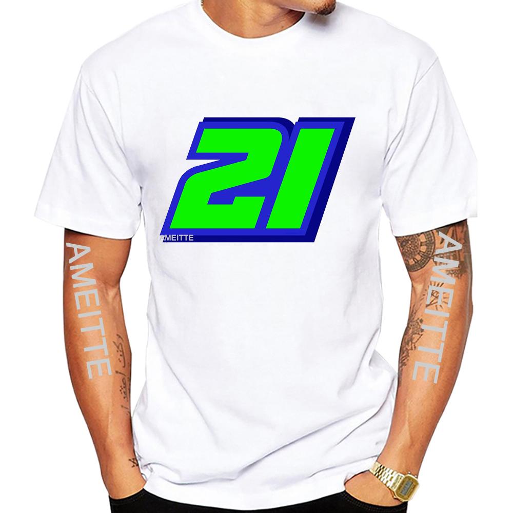 2025 Cool Franco Morbidelli 21 Gp Race Tshirt New Summer Unisex Short Sleeve Boy Sport Casual Tops Motorcycle Rider Tees