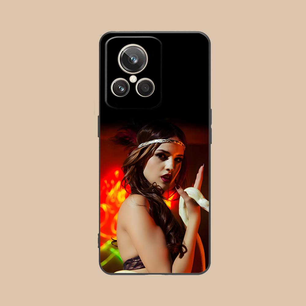 Модный матовый чехол из ТПУ Eiza Gonzalez для мобильного телефона Realme GT 8 Neo Pro C75 73 71 C67 65 C55 53 C35 31 C20 15 Цветной чехол