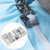 Quick Rolled Hem Feet Silver Sewing Presser Foot Multifunctional Elastic Band Foot  Household