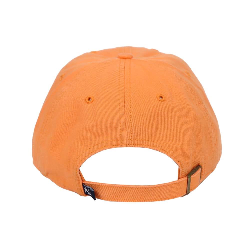 47 Seven Cap Yankees Cleanup CLEAN UP NY Logo CAP Hat Low Cap MLB NEW YORK YANKEES Mango Orange Free Size [Forty Brand] Мужская Женская