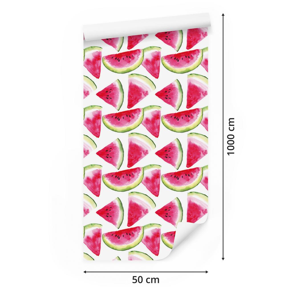 Fruit and watermelon wallpaper for living room and bedroom 50x1000