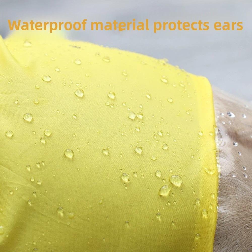 Водонепроницаемая шапка-дождевик для собак, защитные наушники от шума, регулируемые, для плавания, для защиты ушей домашних животных, шапочка для душа, влагостойкая.