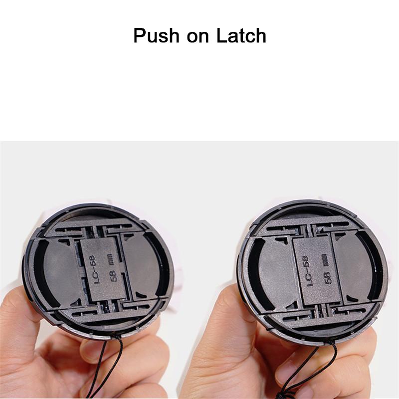 37 мм 40,5 мм 49 мм 52 мм 58 мм 67 мм 52 мм 72 мм 55 мм 62 мм 67 мм 82 мм крышка объектива камеры держатель крышка объектива для Canon Nikon Sony Fuji Lumix