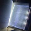 Светодиодная книга-светильник для чтения в постели, Плоская панель, заботящаяся о глазах, Закладка-светильник, Портативная лампа для чтения, Мини-ночник, Автомобиль, Путешествия, Подарки