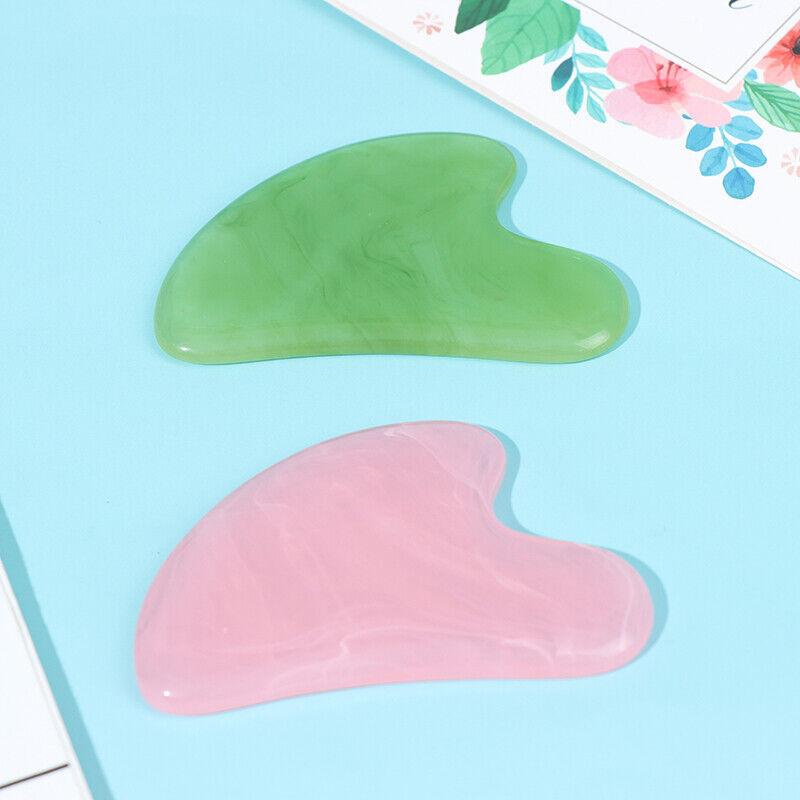 Natural Resin Gua Sha Scraper Board Massage Jade Guasha Stone Wrinkle Remo';x