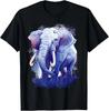Elephant Animal Art Colourful Animal Lovers Elephant T-Shirt