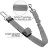 Pet Safety Companion, Reflective Bungee Dog Seatbelt, Adjustable Dog Seatbelt Harness, Elastic Bungee Cushioning, for Small Medium Large Dogs, 360