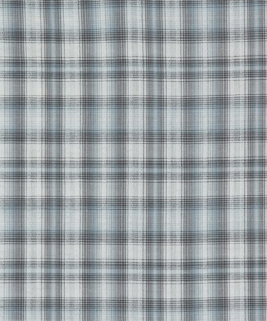 WACKY WILLY Big Check Short Sleeve Shirt Blue