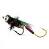 Shark Jaws 5-Piece Fly Fishing Fly-Rattler Spinner Hand-Tied Micro Lure River Fishing Small Insect Hooks Mandarin Fish