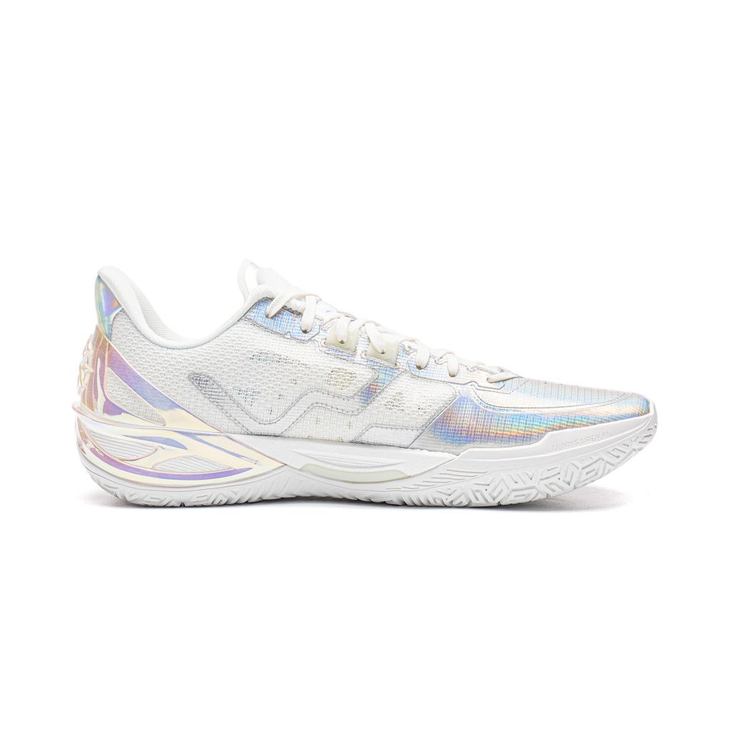 Li Ning Blade 6 V2 Износостойкие Амортизирующие Низкие Баскетбольные Кроссовки Унисекс Белые ABAW059-2
