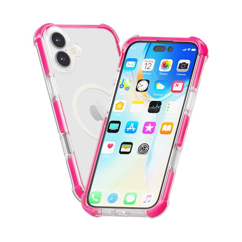 Новый акриловый магнитный чехол для мобильного телефона iPhone 11 подходит для Apple 11, прозрачный, с MagSafe, с подушкой безопасности, противоударный чехол.