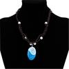 Винтажное простое ожерелье Моана Принцесса Моана Второе поколение геометрическое полое узелковое ожерелье