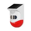 Solar Powered Wireless Independent Infrared Motion Sensor Detector Strobe Siren 120dB Alarm Waterproof PIR Sensor