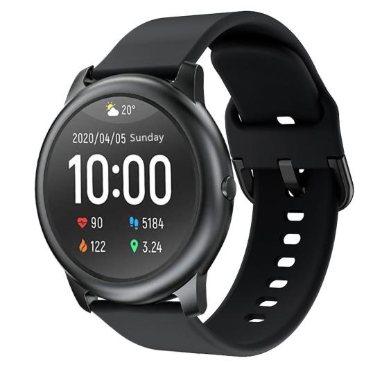 Ремешок для часов, устойчивый к поту, с застежкой, спортивный, сменный, дышащий, гальванизированный ремешок для часов для Xiaomi Haylou