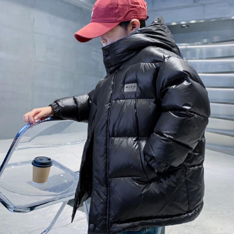 Одноразовая зимняя куртка-пуховик для мальчиков, детская утолщенная куртка из трехслойного белого утиного пуха
