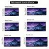 Starsmoonmountainlake Landscape Mouse Pad Large Rubber Nonslip Desk Accessories Mousepad For Officegamer Keyboard Decor Mat