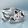 Кольцо Novel Cat Design Open Ring - Стильные женские украшения