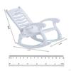 1/1 Dollhouse Miniature Rocking Model for Children Dolls Access Outdoor Room
