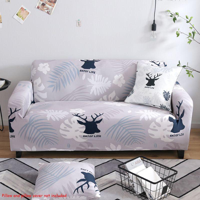 Роскошный мягкий чехол для дивана в многоцветном исполнении, с отличной посадкой и устойчивостью к сминанию