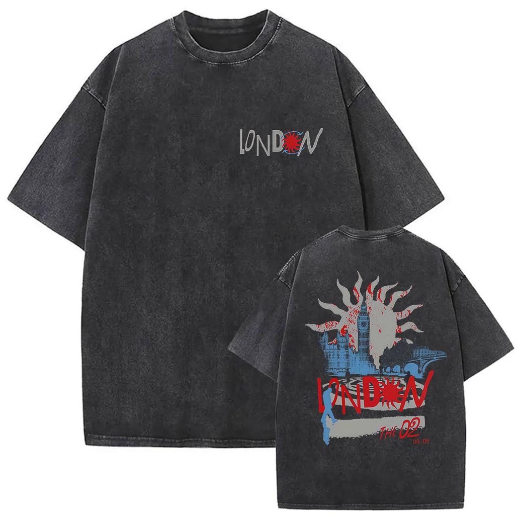 Vintage Washed Louis Tomlinson How Did We Get Here Tour 2026 New T Shirt Men Women Harajuku Fashion Oversized Tshirt Streetwear