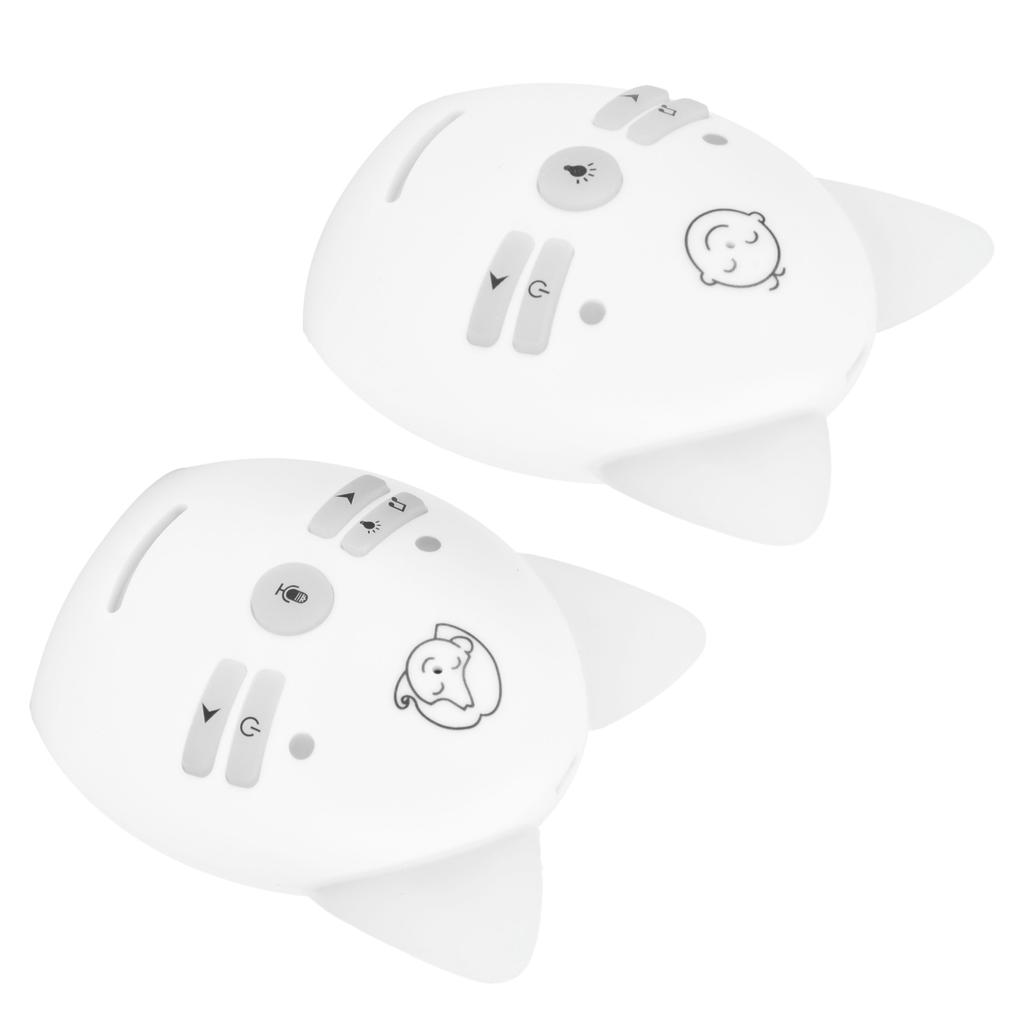 V30 Digital Audio Baby Monitor Portable Alarm Sensitive Wireless Two Way Baby Cry DetectorWhite US