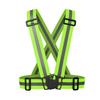 High Visibility Elastic Reflective Vest Belt Fluorescent Green Safety Strap for Night Running