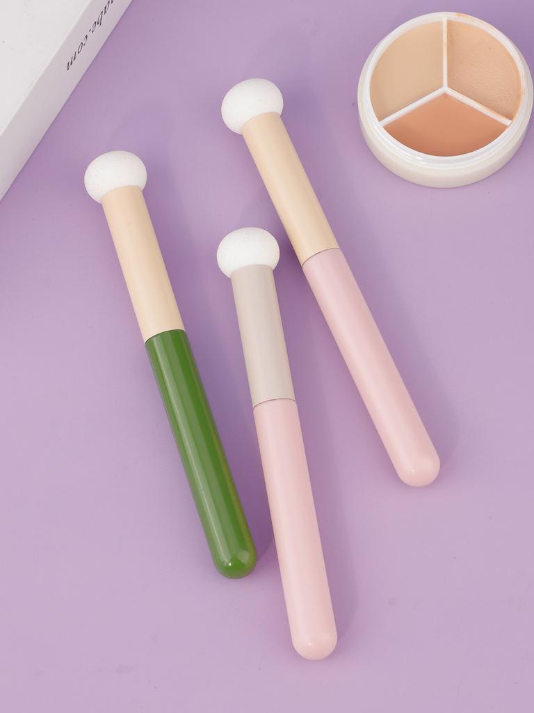 Mushroom Head Bun Concealer Brush Sponge Round Head Eye Socket Eye Bag Tear Trough Detail Brush Fine Soft Matte
