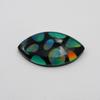 Lab-Created 21 ct Doublet Onyx Opal Multicolor Marquise Cut Loose Gems for Jewelry Making and Crafts