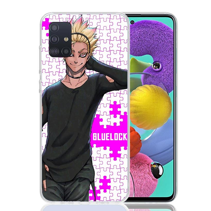 Чехол для телефона Blue Lock Shidou Ryusei для Samsung Galaxy A52 A32 A22 A12 A02S A50S A30S A51 A31 AA71 Note 20 Ultra 10 S10 Plus Gala