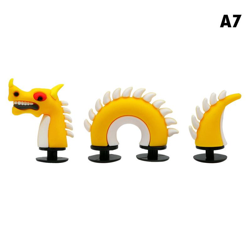 1 компл. пародия, китайский дракон, пряжка для обуви, аксессуары для обуви «сделай сам», декор, подарок