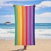 Quick-Dry Microfiber Beach Towel - Thick, Absorbent & Printed for Outdoor Swimming
