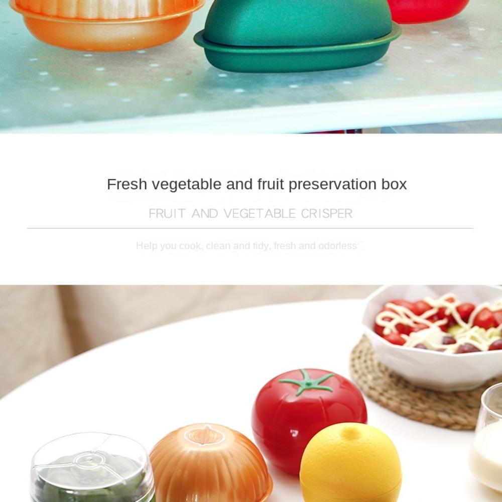 Fresher Boxes Tomato Storage Container Onion Saver Box Avocado Keeper Food Sealed Storage Box