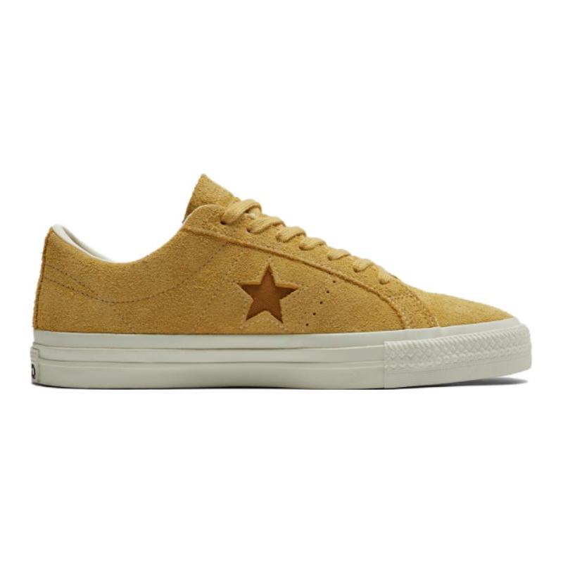 Converse One Star Pro Pro Удобные и Стильные Нескользящие Амортизирующие Низкие Кеды Унисекс Желтые
