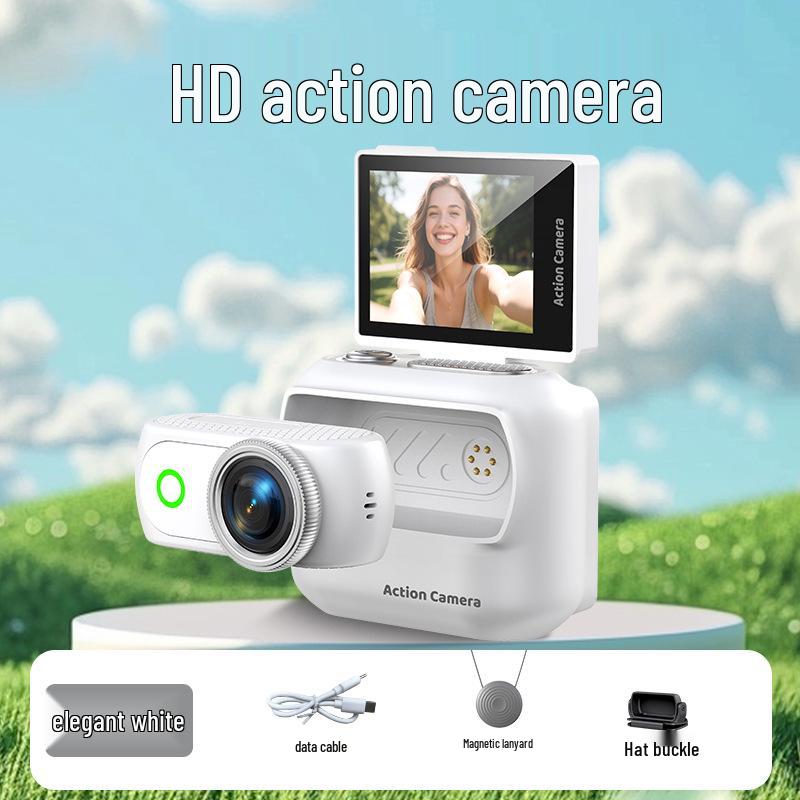 New Anti-Shake Sports Camera: WiFi Thumb Cam with Magnetic Mount for Outdoor Cycling