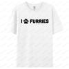 Furry Fandom Shirt Unisex Funny Furry TShirt FURRIES Contracted Design Tshirt Daily Life Casual Men Women Cotton Short Sleeve