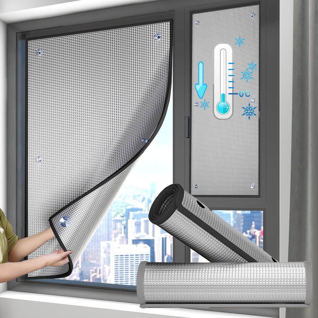 Затемняющая пленка для окон дома, солнцезащитная изоляция, алюминиевая фольга, балкон, комната, автомобильное стекло, защита от ультрафиолета, занавеска, экран, инструменты