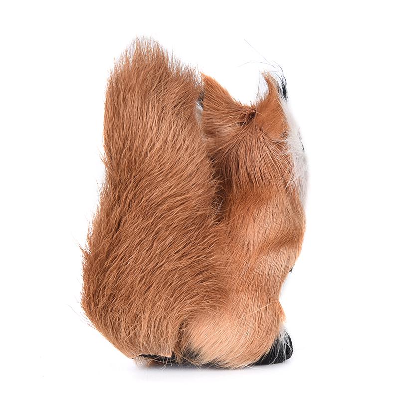 Моделирование Меха Белки Плюшевые Куклы Животных Игрушка Детский Подарок Домашний Декор