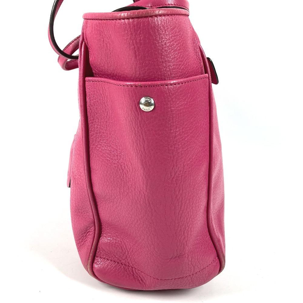 LOEWE Logo Heritage Tote Bag shoulder bag Shoulder Bag Leather pink