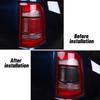 Rear Taillight Light Lamp Trim Decor Cover for Dodge Ram 1500 2018+ Carbon Fiber
