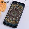 Krajews Чехол-накладка в индийском стиле с яркой мандалой для iPhone 17 Air 16 15 14 plus 11 12 13 pro max coque Fundas