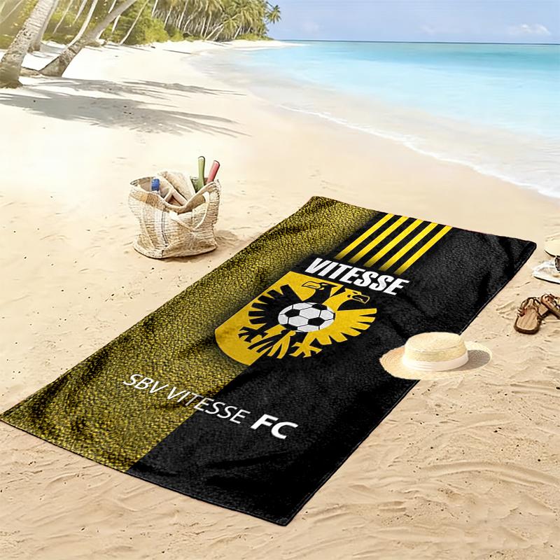 Sbv Vitesse Print Beach Towel, Large Soft Quick Dry Towel for Beach Camping Swimming