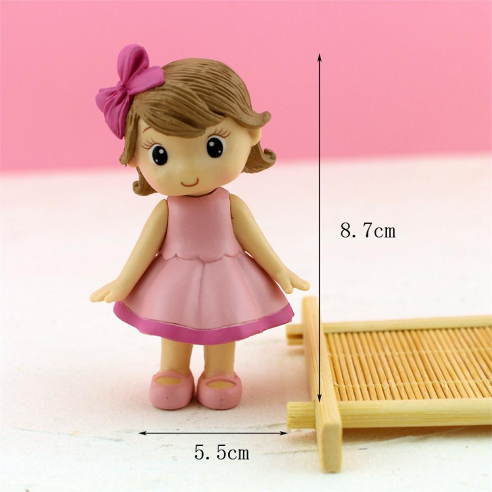 Little Princess Birthday Party Supplies Cake Topper Cake Decorating Tools Miniatures Figurine