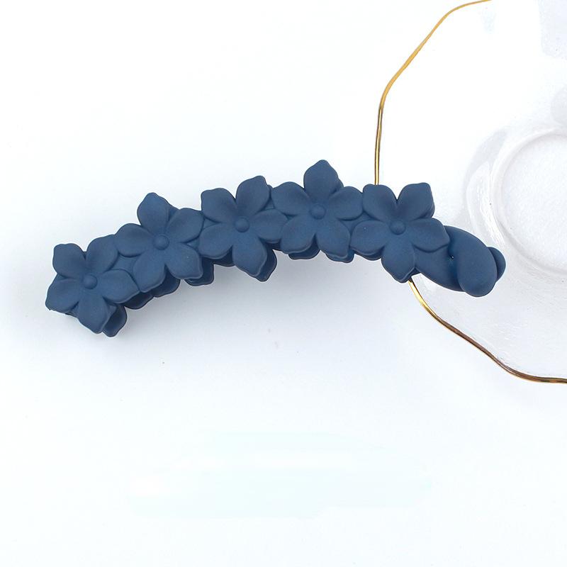 Frosted Banana Ponytail Clip Solid Color Hair Clip Women Hair Styling Clip Accessories Ponytail Barrettes Hair Claws Hairpins