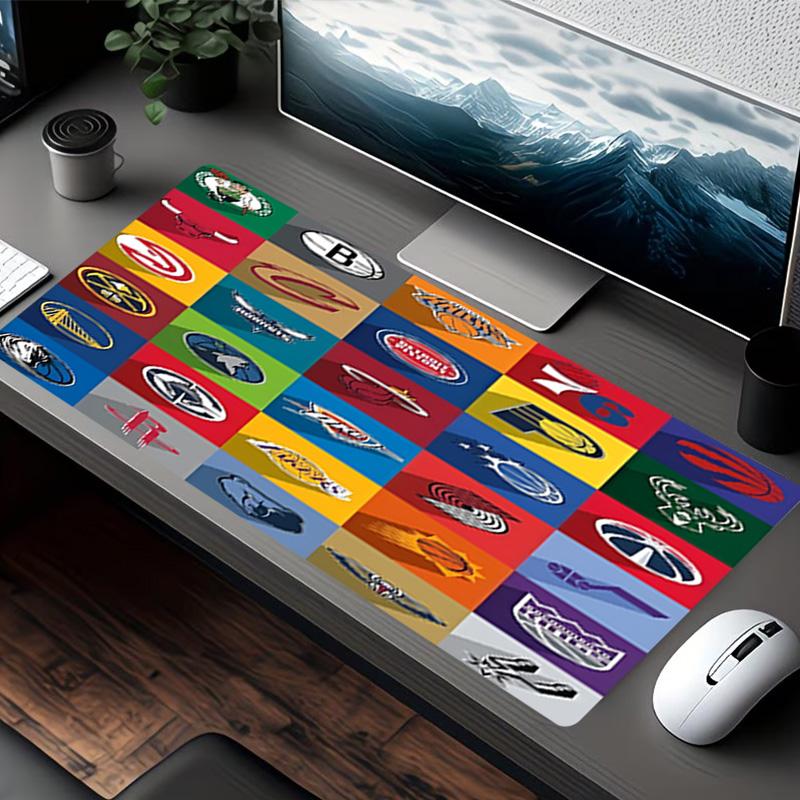 NBA basketball Print Mouse Pad, for Keyboard Pad Laptop PC Mat for Office Home Use, Desk Decor, Perfect Birthday Gift for Gamers
