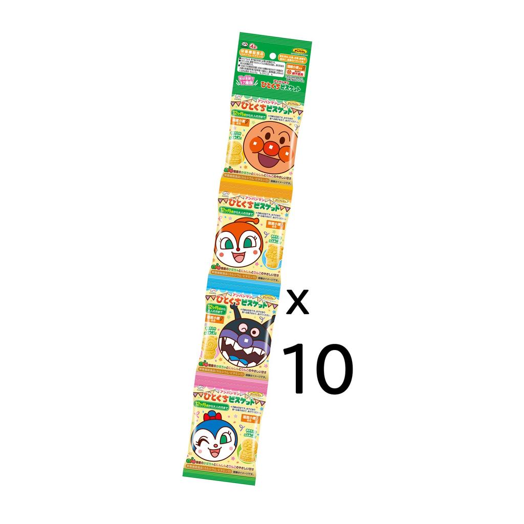 Fujiya Anpanman Печенье 80г Маленькое (4 шт)