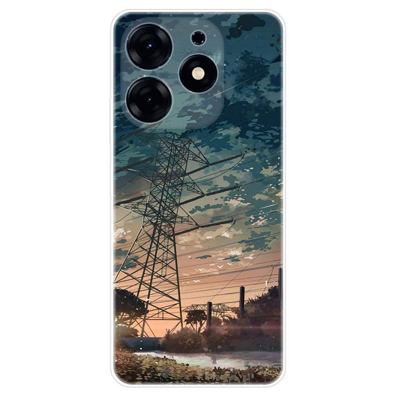 Для Tecno Spark 10 Pro Spark10 чехол Мягкая силиконовая задняя крышка модный чехол для телефона с мультяшным рисунком