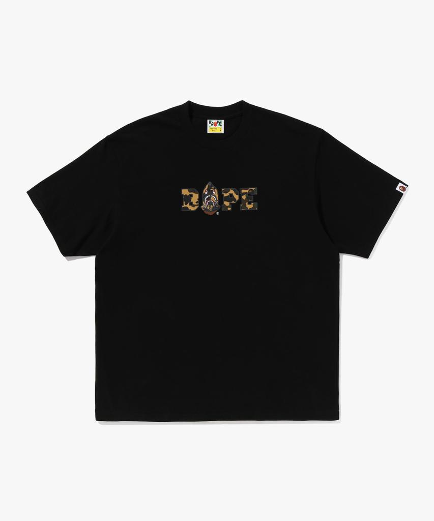 Футболка Beipeu с камуфляжным логотипом Bape, свободного кроя (M) черный