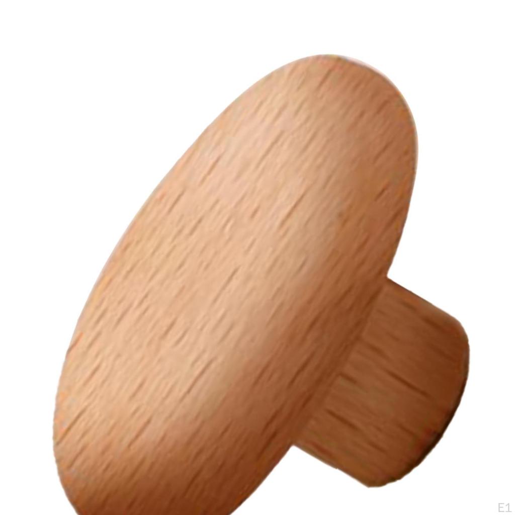 4x Деревянные крючки для одежды, настенный держатель для шляпной двери, современные ручки для шкафа ручной работы