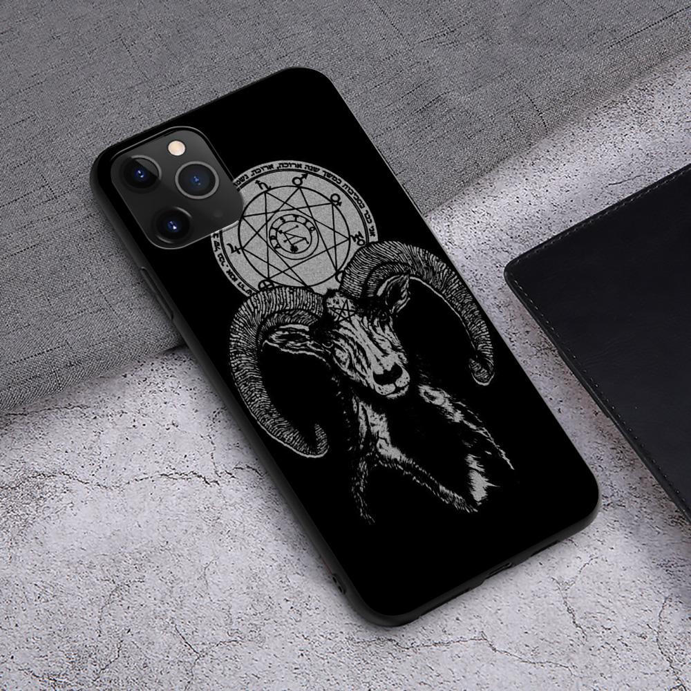 T53 Devil Satan Case for iPhone 13 12 Mini 11 Pro XS Max XR X 8 7 6 6S Plus 5 5S SE 2020