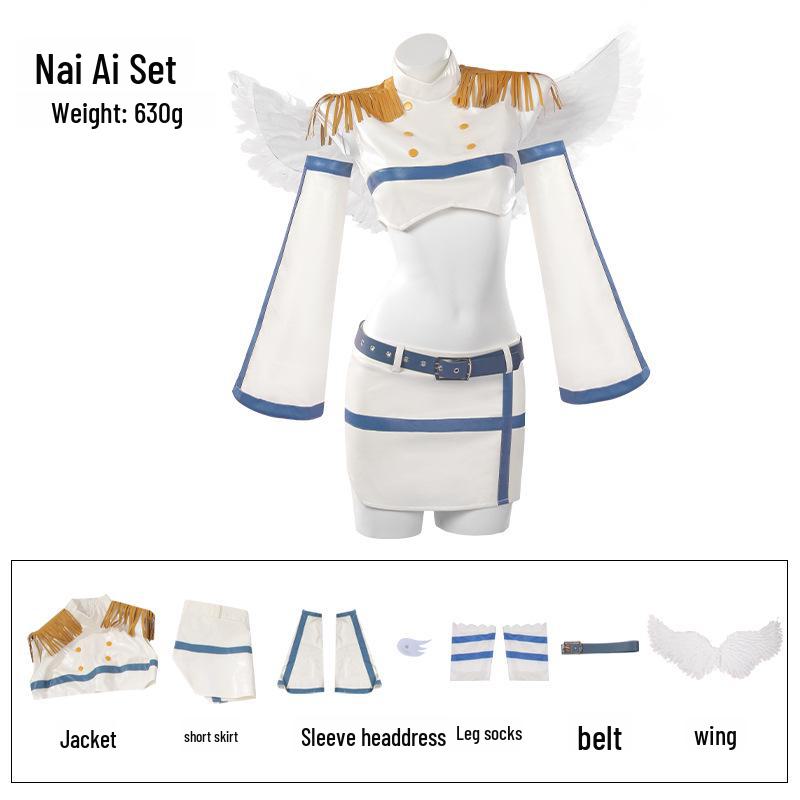 2.5D Искушение Тачибана Мика Косплей Костюм с Крыльями
